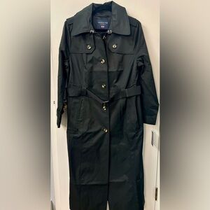 London Fog Classic Black Trench Coat